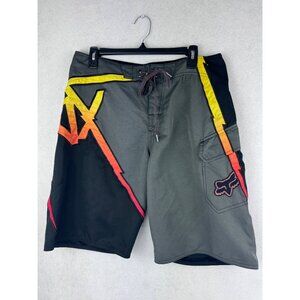 Mens Fox Racing Swim Boardshorts Trunks Size 34 Beach Bottle Opener and Tool Poc